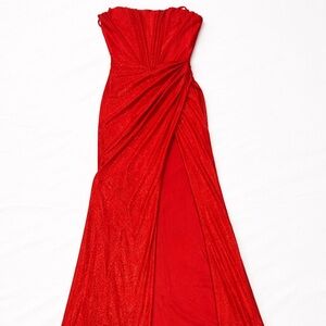 Glamorous Red Evening Gown